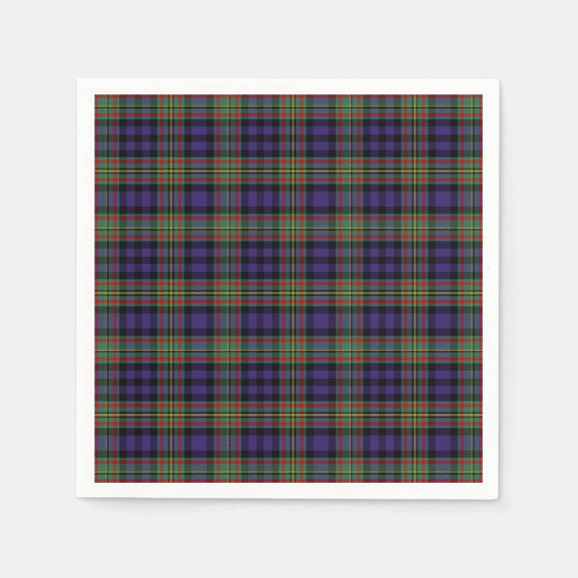 Servilleta De Papel Clan MacLellan Tartan (Anverso)
