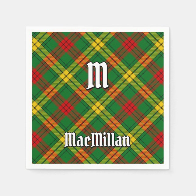 Servilleta De Papel Clan MacMillan Tartan (Anverso)