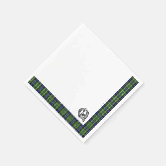 Servilleta De Papel Clan MacNeill de Gigha Tartan (Borde)