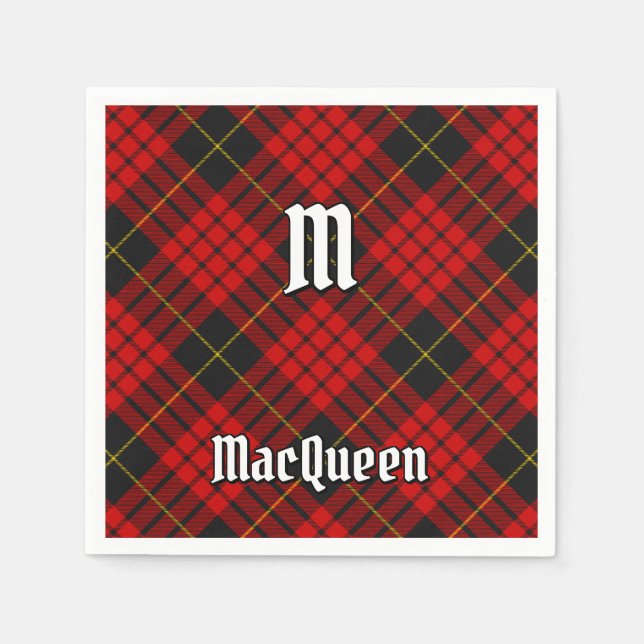 Servilleta De Papel Clan MacQueen Tartan (Anverso)