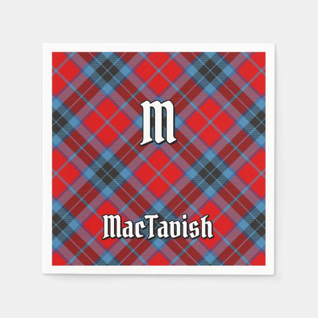 Servilleta De Papel Clan MacTavish Tartan (Anverso)
