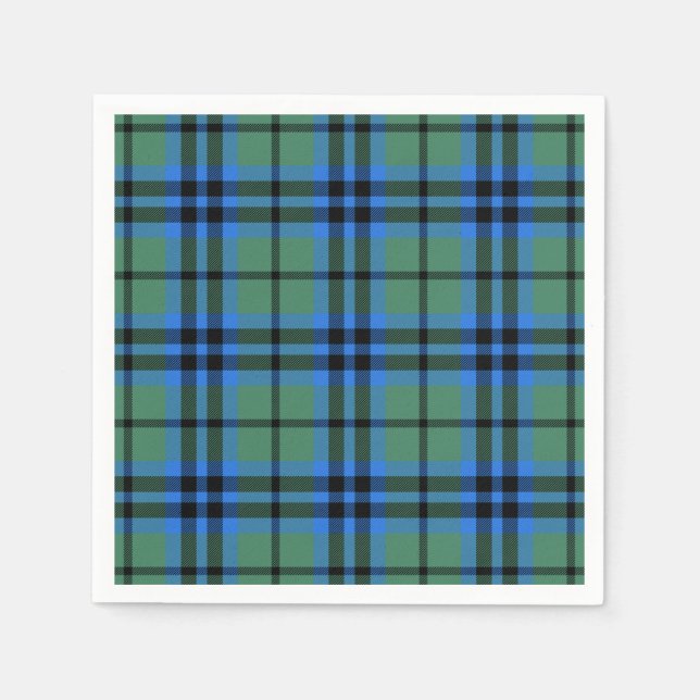 Servilleta De Papel Clan Marshall Tartan (Anverso)