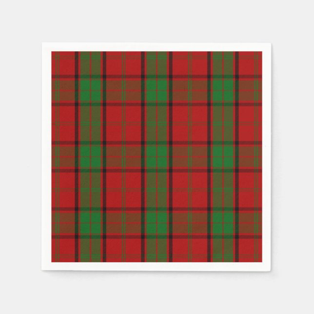 Servilleta De Papel Clan Maxwell Tartan (Anverso)