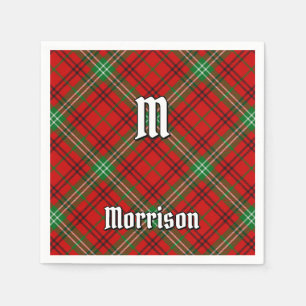 Servilleta De Papel Clan Morrison Red Tartan Napkins