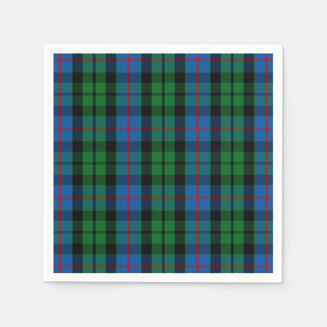 Servilleta De Papel Clan Morrison Tartan (Anverso)