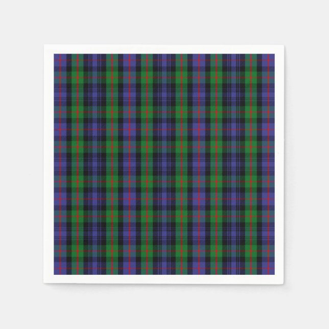 Servilleta De Papel Clan Murray Tartan (Anverso)