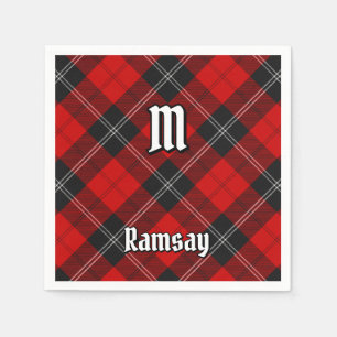 Servilleta De Papel Clan Ramsay Red Tartan