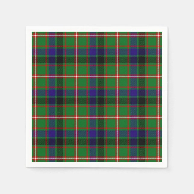 Servilleta De Papel Clan Reid Tartan (Anverso)