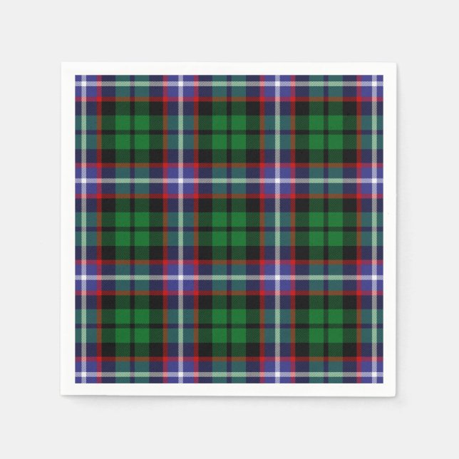 Servilleta De Papel Clan Russell Tartan (Anverso)