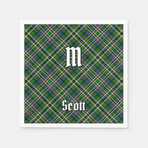 Servilleta De Papel Clan Scott Green Tartan Napkins