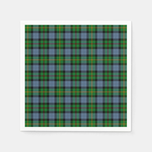 Servilleta De Papel Clan Smith Tartan (Anverso)