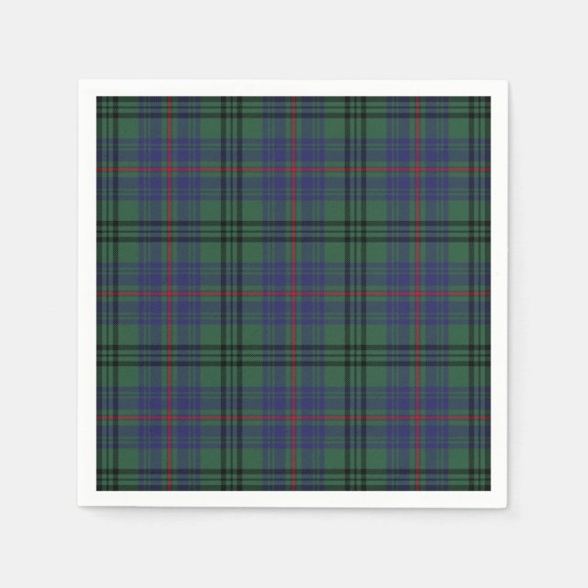 Servilleta De Papel Clan Walker Tartan (Anverso)