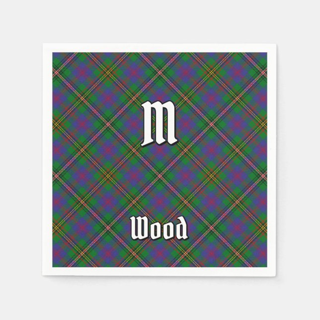 Servilleta De Papel Clan Wood Tartan (Anverso)