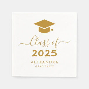 Servilleta De Papel Clase Cap De Graduación De 2025