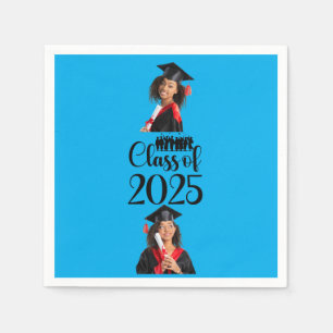 Servilleta De Papel Clase de 2025 de graduación personalizada