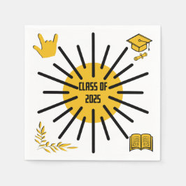 Servilleta De Papel Clase de 2025 - Sunshine