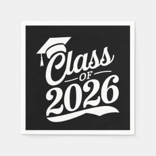 Servilleta De Papel Clase de 2026 Orgulloso Graduado Graduación