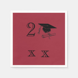 Servilleta De Papel Clase De Grads Ideas Cap Diploma Napkins
