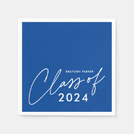 Servilleta De Papel Clase de graduación de 2024 con guion