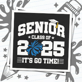 Servilleta De Papel Clase de Graduación de 2025 Cheerhead Cheer Senior