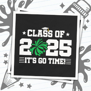 Servilleta De Papel Clase de Graduación de animadores de 2025 Senior