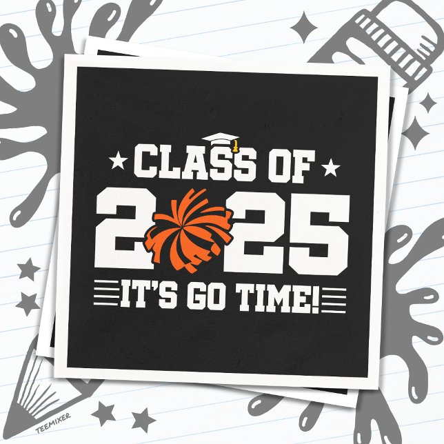 Servilleta De Papel Clase de Graduación de animadores de 2025 Senior (Subido por el creador)