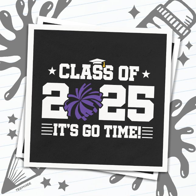 Servilleta De Papel Clase de Graduación de animadores de 2025 Senior (Subido por el creador)