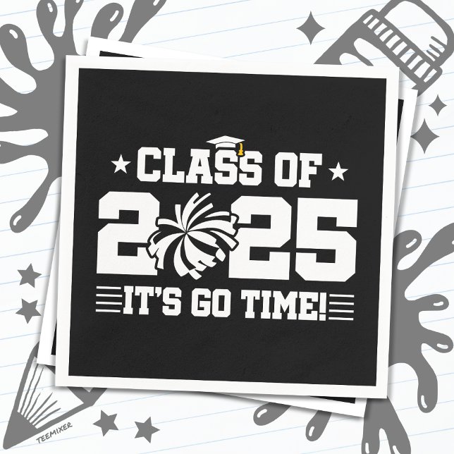 Servilleta De Papel Clase de Graduación de animadores de 2025 Senior (Subido por el creador)