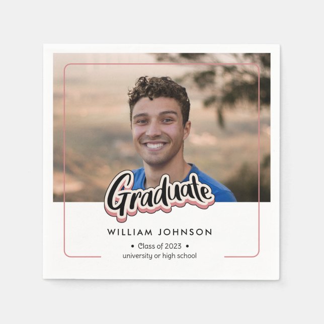 Servilleta De Papel Clase de Invitación de graduación de 2023 (Anverso)