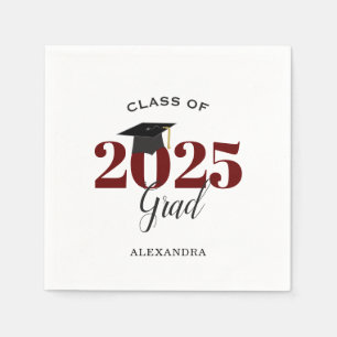 Servilleta De Papel Clase de Marrón Moderno Graduado 2025