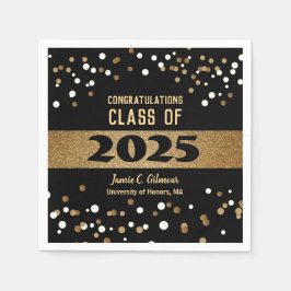 Servilleta De Papel Clase Personalizada de la Parte de Graduación 2025