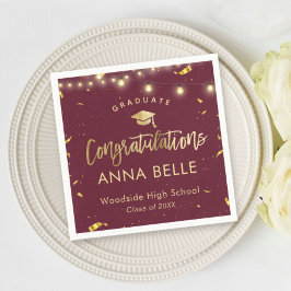 Servilleta De Papel Clase Personalizado de graduación personalizada de