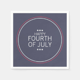 Servilleta De Papel Clásico 4 de julio: servilletas de papel para el D
