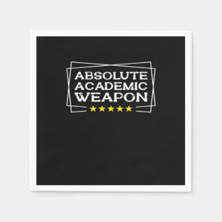 Servilleta De Papel Clásico de arma académica absoluta