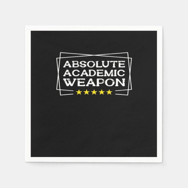 Servilleta De Papel Clásico de arma académica absoluta (Anverso)
