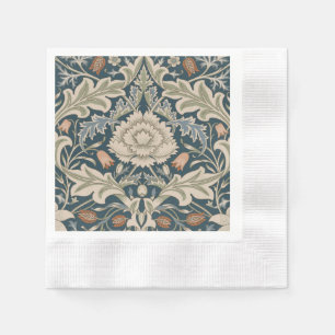 Servilleta De Papel Clásico de flores del jardín floral de William Mor