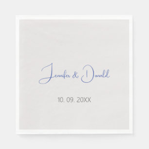 Servilleta De Papel Clásico de moda guión clásico simple personal