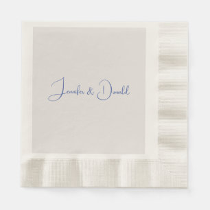 Servilleta De Papel Clásico de moda guión clásico simple personal