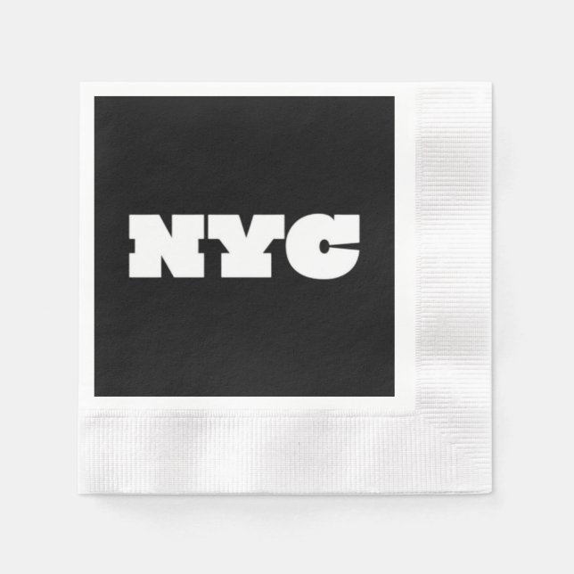 Servilleta De Papel Clásico de NYC (Anverso)