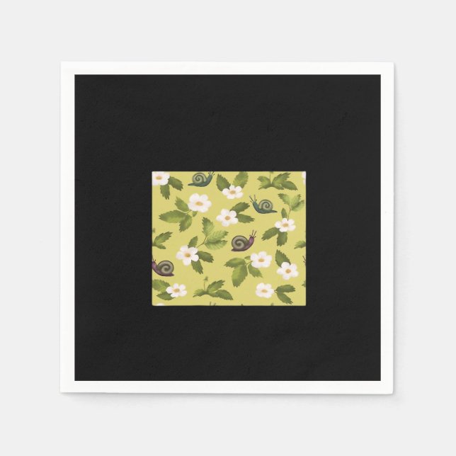 Servilleta De Papel Clásico de Snail de Whimsigoth (Anverso)