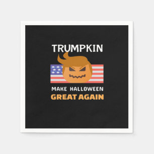 Servilleta De Papel Clásico de Trumpkin de Halloween