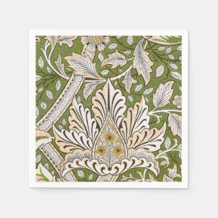 Servilleta De Papel Clásico del patrón floral William Morris Windrush