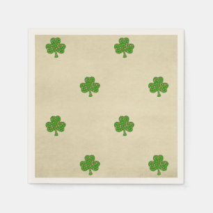 Servilleta De Papel Clásico irlandés Lucky Shamrock St.