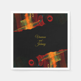 Servilleta De Papel Clásico Moderno Elegante Tendencia Patrón #903 Bod