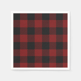 Servilleta De Papel Clásico Rojo Buffalo Tapado | Comprobación de país