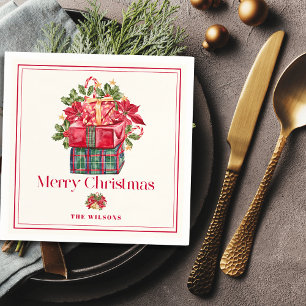 Servilleta De Papel Clásico Variado presenta vacaciones de Navidades