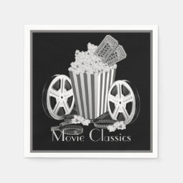 Servilleta De Papel Clásicos de películas en blanco y negro
