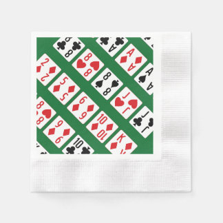 Servilleta De Papel Clasificación de manos de póquer con imágenes