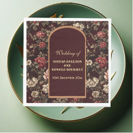 Servilleta De Papel Classic Christmas Chinoiserie Romantic Wedding 