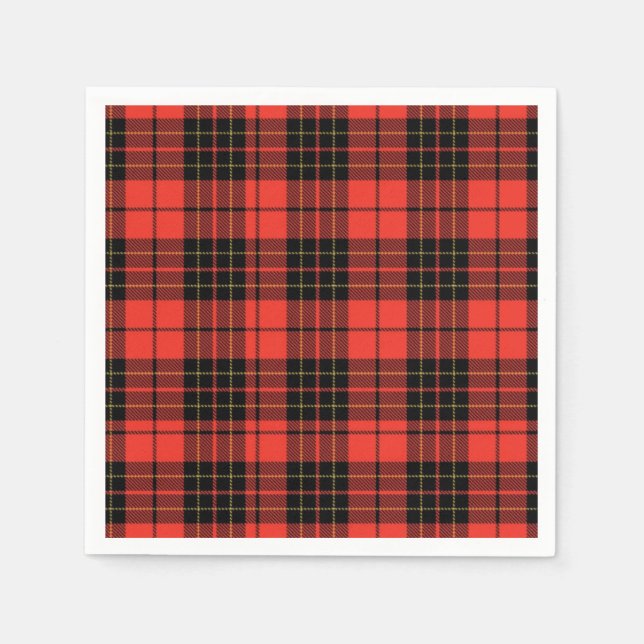 Servilleta De Papel Classic Dark Red Baby Shower Napkins (Anverso)